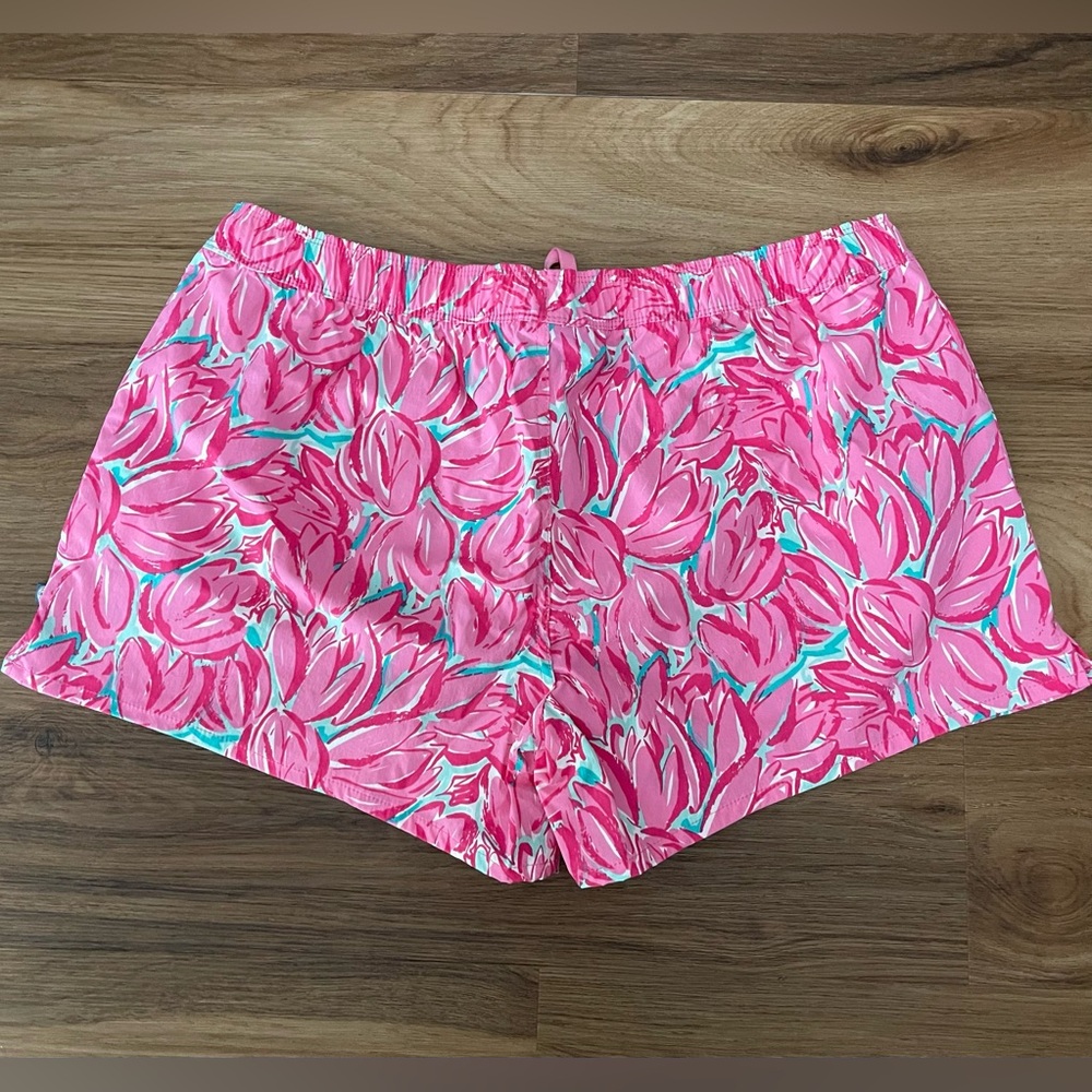 🆕Lauren James Pink Floral Swim Shorts Large - Picture 3 of 5